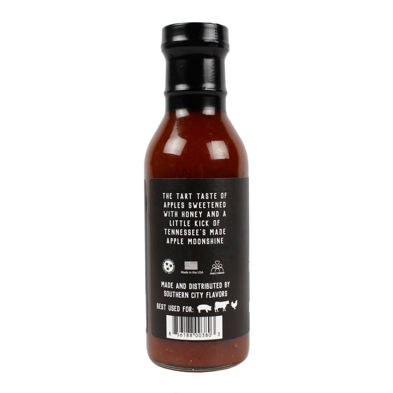 SOUTHERN CITY FLAVORS Apple Moonshine Grilling Sauce, 15 OZ