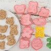 8Pcs Bear Theme Cartoon Cookie Mold 3D Stereo Pressing Cookie