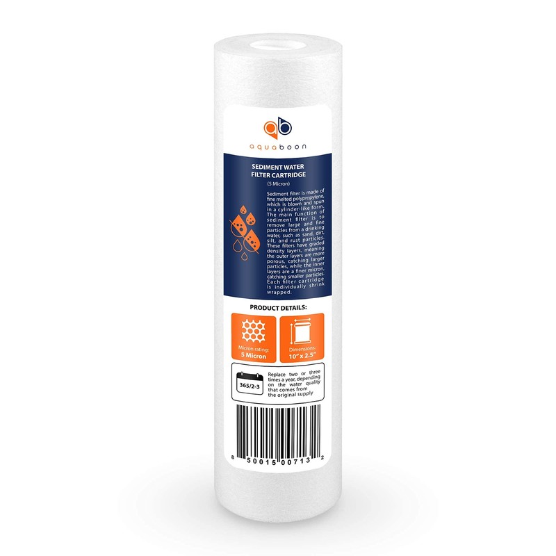 Aquaboon 5 Micron 10 x 2.5 Sediment Filter - Whole