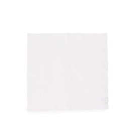 Beamswef 21470847367 Men's Pocket Square Linen Square, WHITE/E7