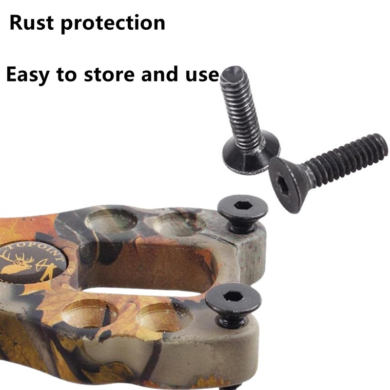Duoduole 2 Pieces Bow Sight Screw Adapter for Compound Bows,