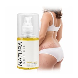 Aceite Corporal Hidratante | Natura Skin Oil 100ml. | Reafirma la Piel y Mejora la Apariencia de Cicatrices y Estrías | Ligero y No Grasoso, Hidratación Profunda.