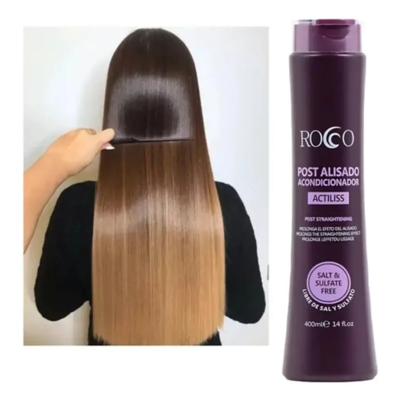 Kit De Shampoo Y Acondicionador Rocco Libre De Sal Y