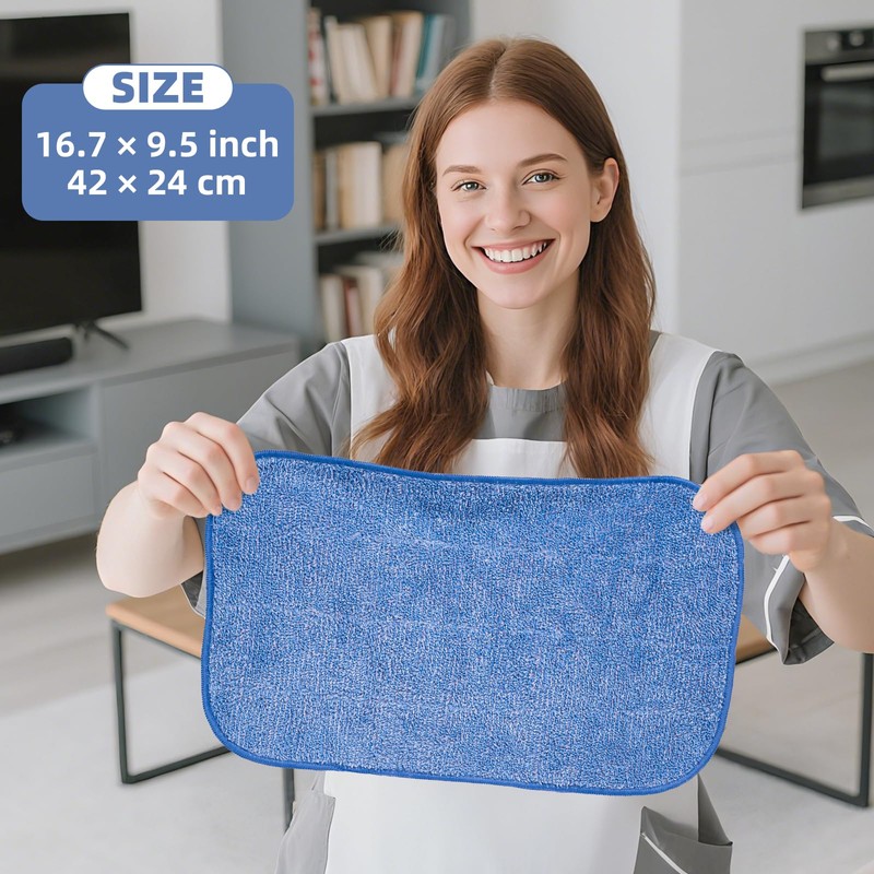 2 in 1 Microfiber Cleaning Cloth Compatible with MR SIGA