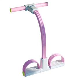 Foot Pedal Resistance Band - Elastic 6-Tube Yoga Strap Pedal Puller,Bodybuilding Expander Fitness Equipment Multifunctional Tension Rope for Waist, Arm, Leg