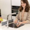 TYOARO Silicone Sink Splash Guard - Water Splash Guard for