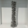 WGV Tall Masterpiece Glass Vase, 4.5" W x 25.6" H,