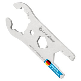 firemeister Stainless Steel Gas Bottle Key, Multi Function Gas Bottle Key, Outdoor Gas Key, Gas Regulator Key