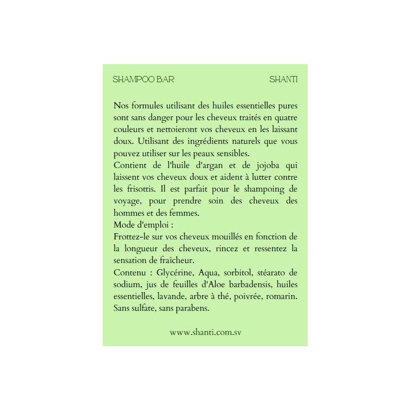 Shampoo Bar Pure Essential Oils. Normal Hair Aromatherapy Care Nourishing