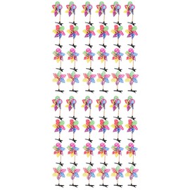 Angoily 48pcs Random Style Windmill Hair Clips for Women Girls Duckbill Hair Accessories Comfortable Non-