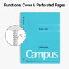 KOKUYO Campus Spiral Notebook, 10-1/2” x 8”, College Ruled, 80