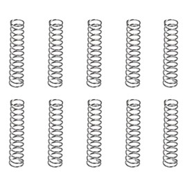 DTGN 0.6x6x30mm(DxODxL) Compression Spring - 10Pack - Good for Machinery - Spring Steel Extension Spring - Gray