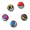 Crocs 10015745 Jibbitz Poke Ball 5 Pack