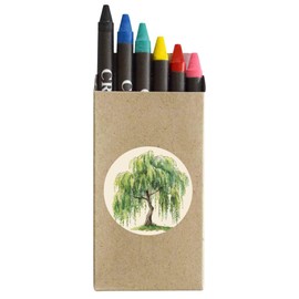 Azeeda 'Weeping Willow Tree' Coloured Crayon Set (CY00034308)