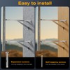 24 Inch Antenna Wall Mount Stainless Steel Stand Off Wall