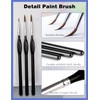 Detail Paint Brush Set for Model Painting 11 Set, Mellbree