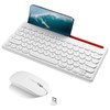 UrbanX Compact Rechargeable Wireless Multi-Device Bluetooth Keyboard and Mouse Combo