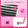 Lash Clusters DlY Eyelash Extensions 40D 0.07 C Curl 9-16mm