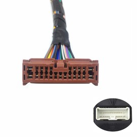 Driver Side Master Power Window Switch Assembly Harness Connector Plug 23PIN Fits 2003-2010 Replacement For Honda Accord CM5 2.4L CM6 3.0L Sedan 35750-SDA-H12 35750-SHJ-A24 35750-SHJ-A25 35750-SDA-A02