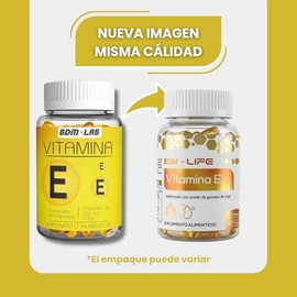 BDM LAB Vitamina E 2x1 60 cápsulas c/u Suplemento Alimenticio