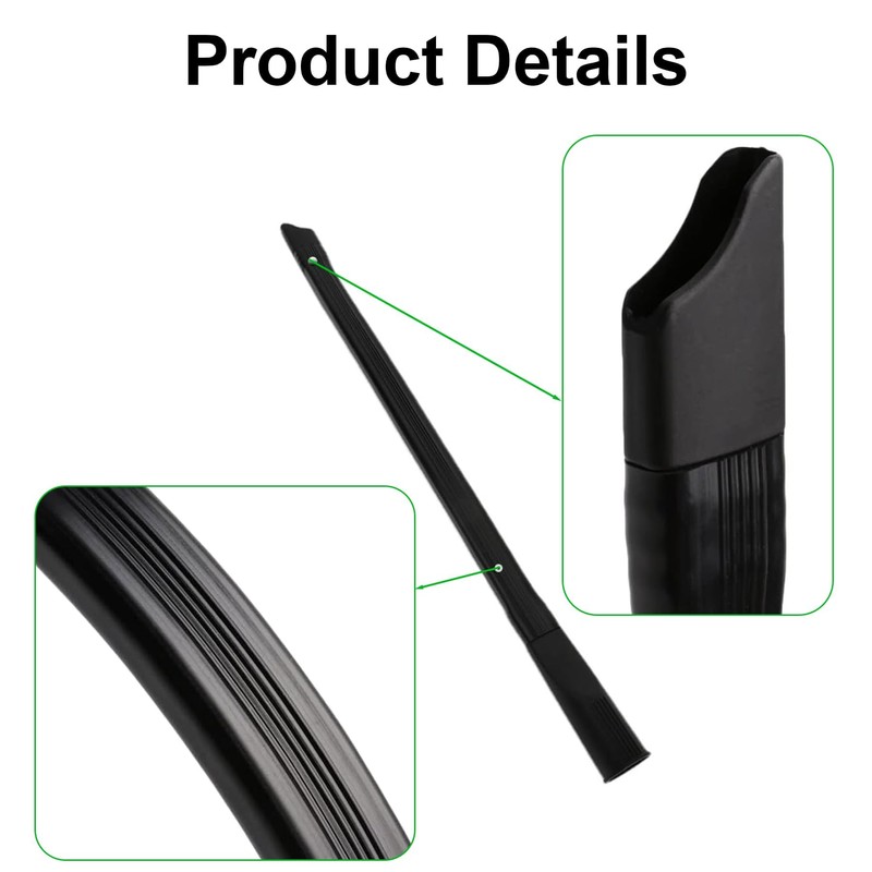Anboo 1.25 inch Flexible Crevice Tool for Vacuum Hoses Accepting