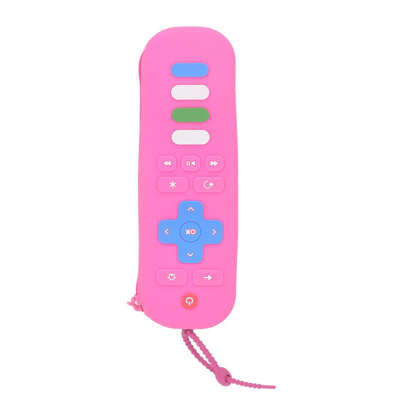 Baby Teether Bag Remote Control Shaped Dustproof Soft Silicone Pacifier
