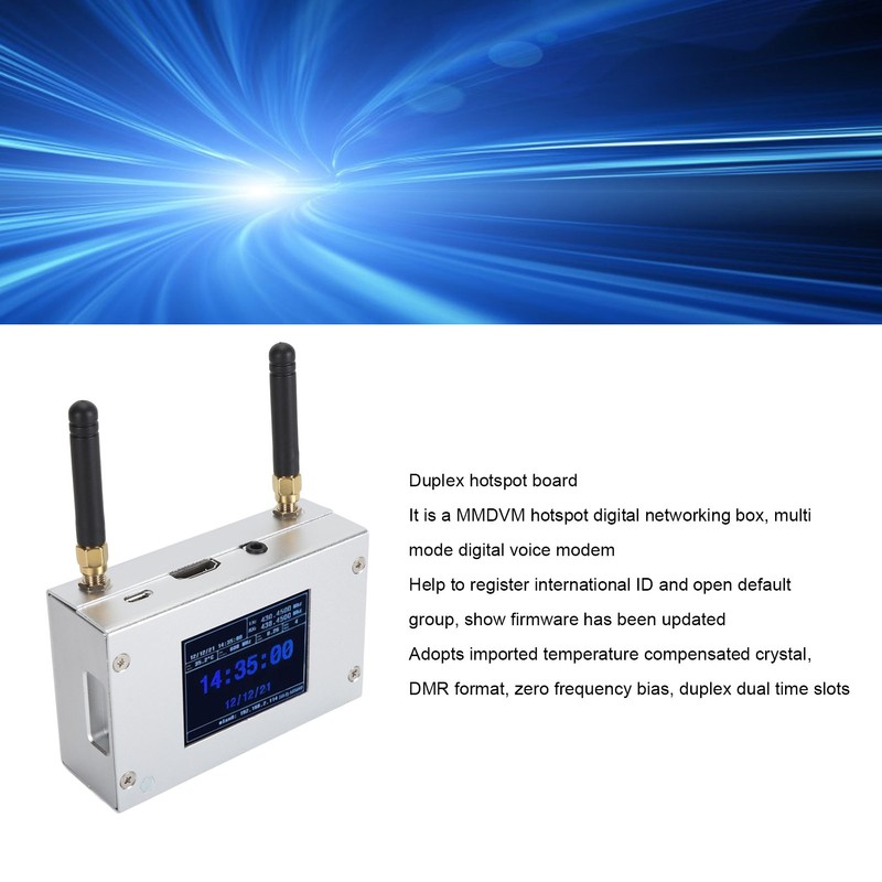 MMDVM Duplex Hotspot Board Aluminum Housing Color Display Support C4FM