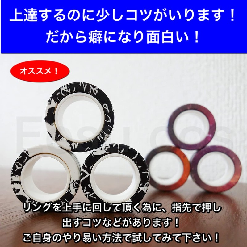 Stress Relief: Magnetic Ring, Fingertip Rotation, Magnetic Ring, Magnetic Toy,