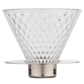 Foldable Permanent Filter for Pour Over Coffee Made of Fine Stainless Steel Mesh (Hand Filter + Permanent Filter)