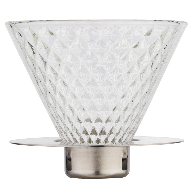 Foldable Permanent Filter for Pour Over Coffee Made of Fine