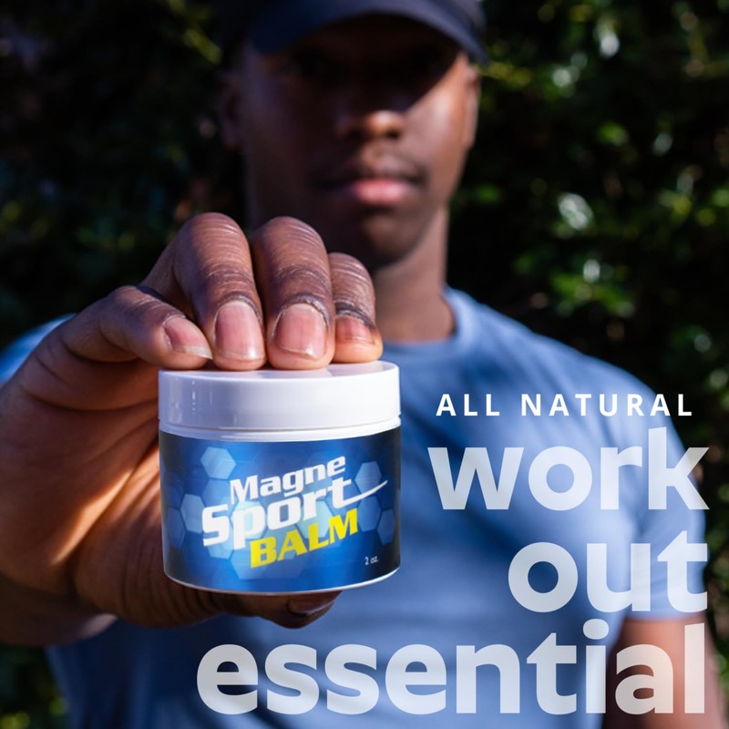 MagneSport Topical Magnesium Balm for Athletic Recovery - 8oz Jar
