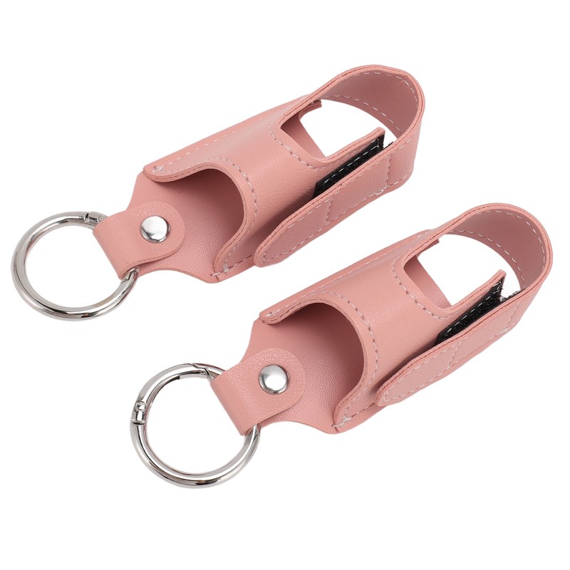 2pcs Asthma Inhaler Holder Portable Storage Protective PU Leather Asthma