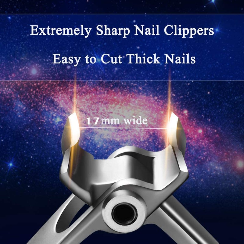 NAIL CLIPPERS FOR THICK NAILS - Clean 15mm wide jaw