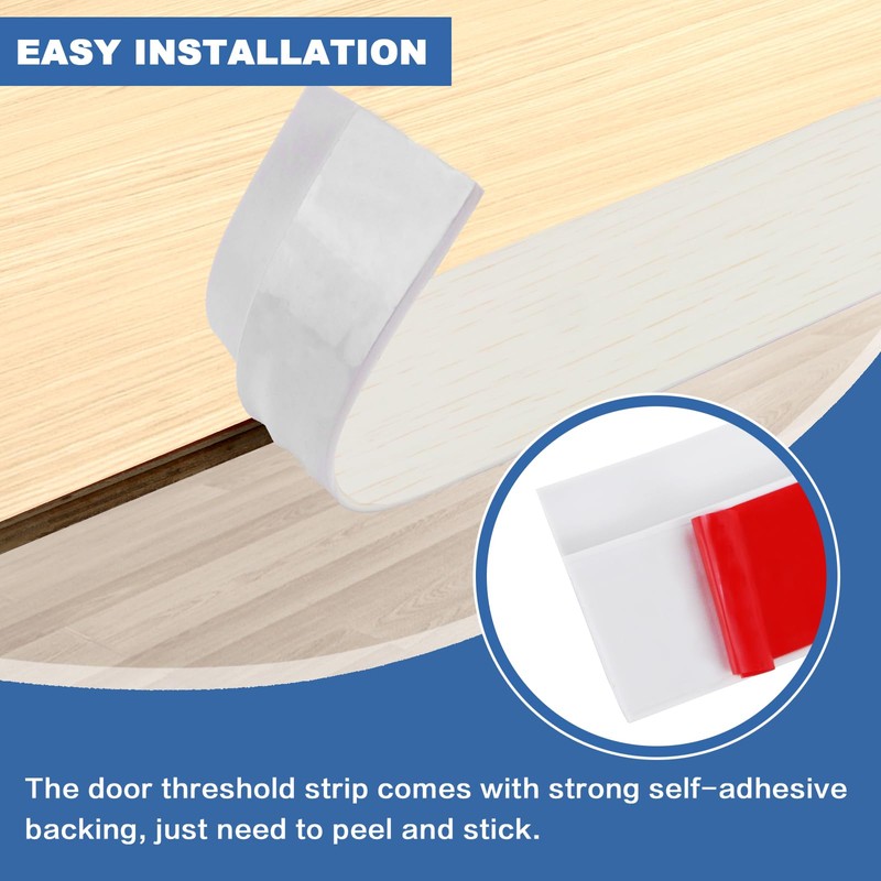 Vinyl Door Threshold Flooring Transition Strip Self Adhesive Carpet Edging