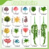 Augshy 16 Pack Artificial Succulents Fake Succulents Hanging String of