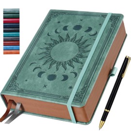 Lined Journal Notebook for Women Men,360 Pages B5 Hardcover Leather Journals for Writing,Travel,Business,Work & School,Journaling Notebooks for Note Taking,Diary Notepad7.7"×10"(Grey)