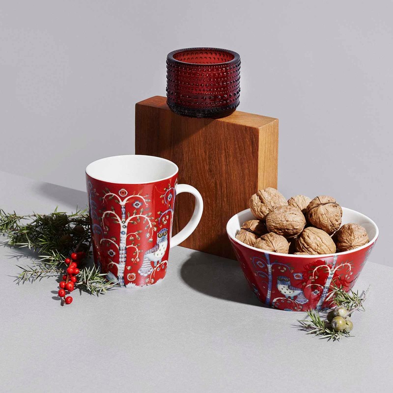 【正規輸入品】 iittala (イッタラ) Taika (タイカ) ボウル レッド 0.6L