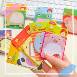 Jatidne 24 Small Pads for Children Party Bags Sticky Notes Sticky Notes Animal Design Small Gifts for Children