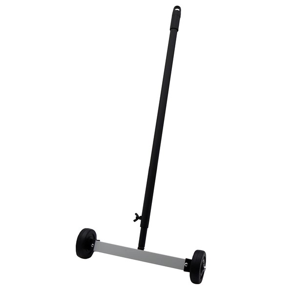 Grip 12" Magnetic Pickup Floor Sweeper - 4.5 Pound Capacity - Extends from 23" to 40" - Easy Cleanup of Workshop, Garage, Construction