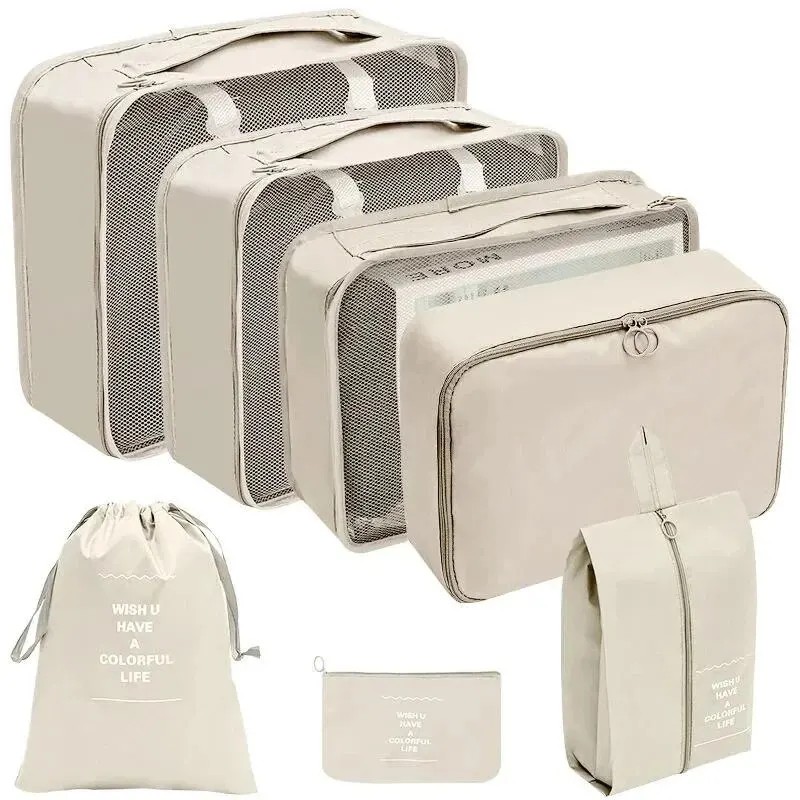 Travel Packing Cubes for Suitcase Organization – 7/10 Piece Storage