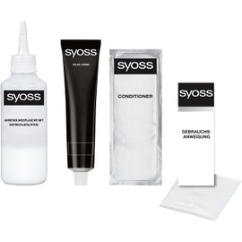 Syoss Color Coloration Hair Dye, 3_86 Onyx Brown Level 3 (3x 115 ml), Permanent Colouration for up to 10 Weeks of Colour Intensity and 70% Less Hair Breakage*