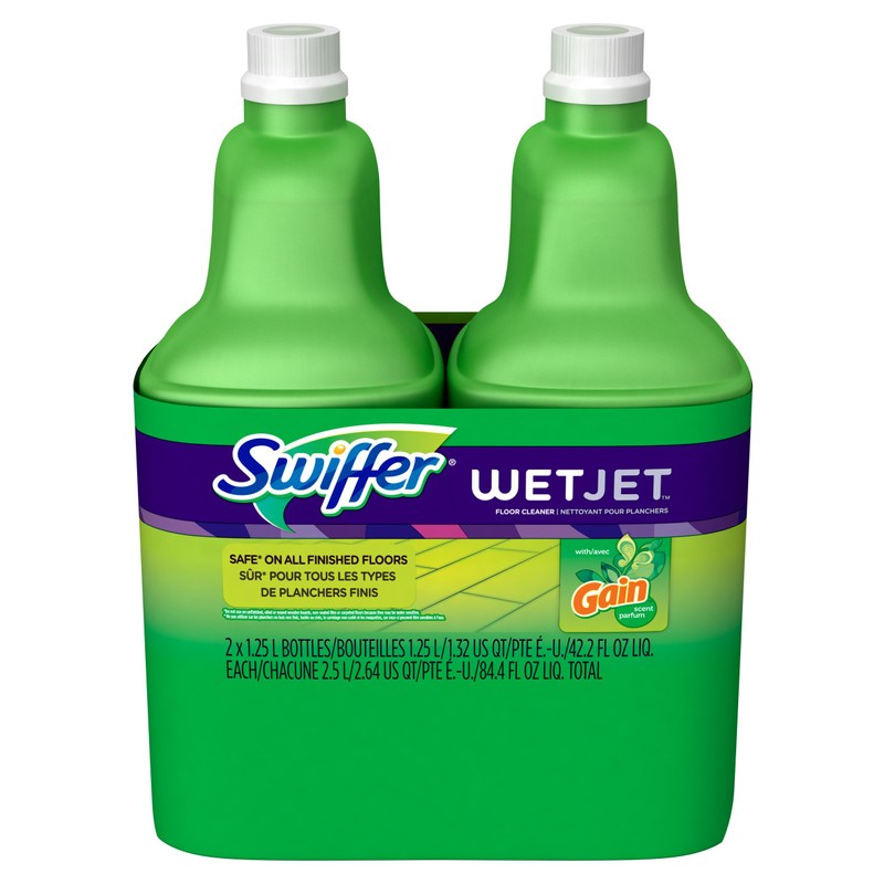Swiffer Wet Jet, Spray Mop Floor Cleaner Multi-Purpose Solution, Gain