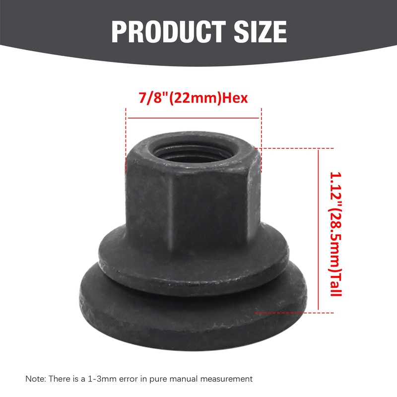 Saihisday 10Pcs 611-936 Wheel Nut, Replacement for Dodge/Ram 3500 4500