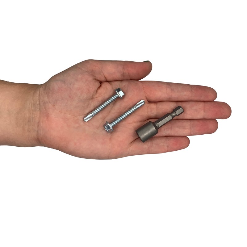(Pack of 120) DIN 7504K Galvanised Steel 5.5 x 38mm