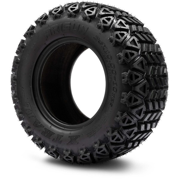 Arisun X-Trail 20x10-10 DOT Golf Cart Tire All-Terrain (6-Ply) -