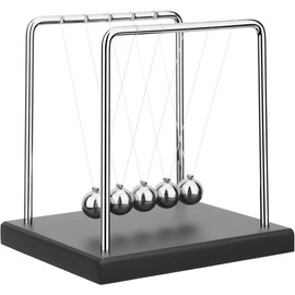 Newtons Cradle Balance Balls Science Physics Gadget Desktop Decoration Kinetic Motion Toy for Home and Office - Edition: 7 Beads