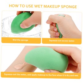 DOITOOL 4pcs Makeup Sponges Creative Design Makeup Tools for Foundation Powder Application for Precise Blending Hard Reach Areas for All Cosmetics