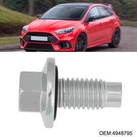 SG Store 2 x Oil Drain Plug M12 x 1.75 Compatible with Ford EcoBoost 2.0 2.3 Focus ST RS MK3 Oil Drain Plug Replacement 4948795