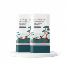 [Hans Market] Round Lab Pine Soothing Cica Airy Sun Stick 19g Double Special / [한스마켓]라운드랩 소나무 진정 시카 에어리 선스틱 19g 더블 기획