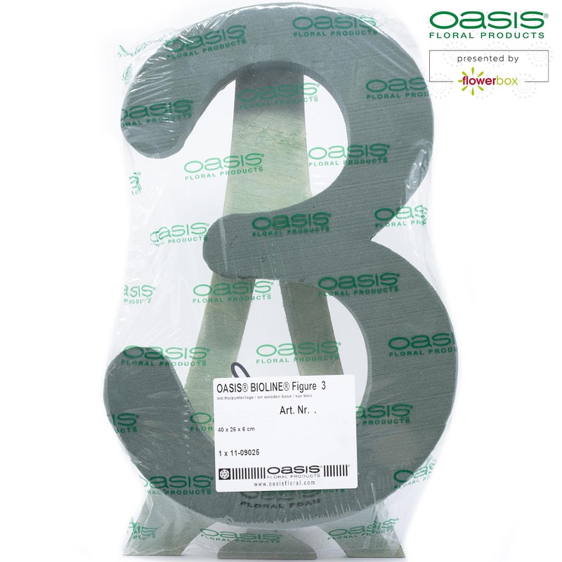 Flowerbox Oasis Floral Foam Bioline Number 3 40 cm